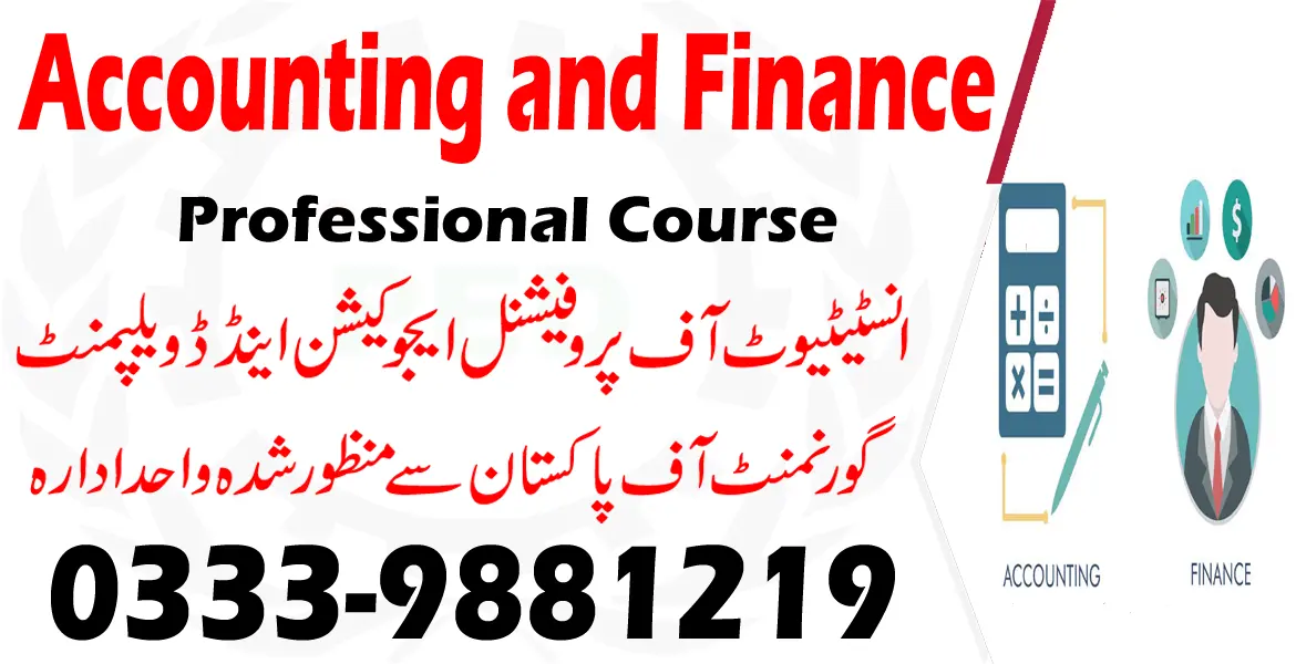 Accounting and Finance course